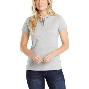 Nautica Polo 3 PACK‎ Navy Gray White 3 Button Collard Women's Size Large
